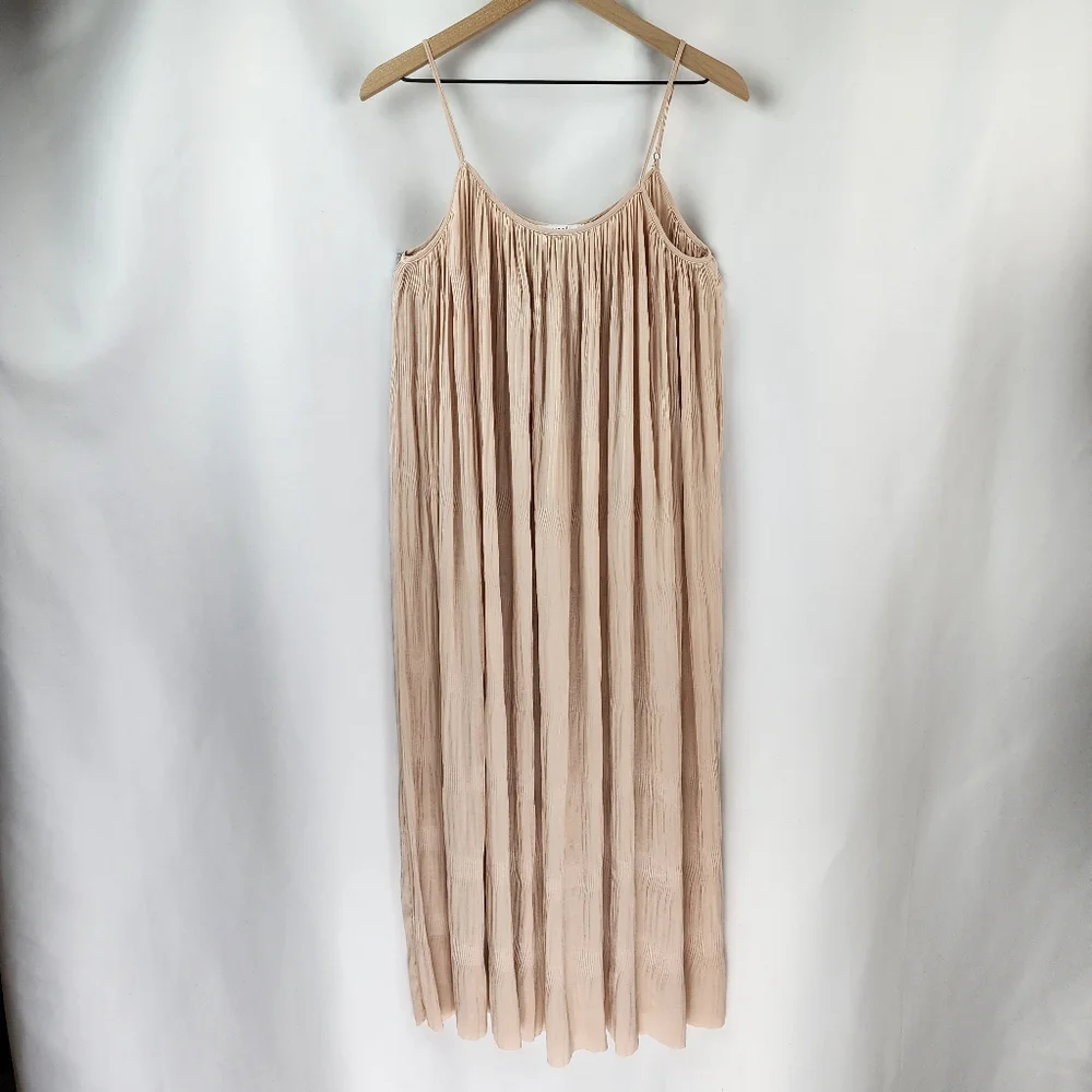 Current Air Anthropologie Women's Blush Sleeveless Midi Dress Size S - Picture 6 of 8